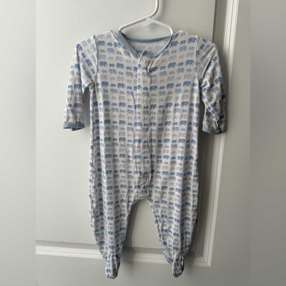 Magnetic Me Dancing Elephants Modal Onesie 3-6 - Picture 2 of 4